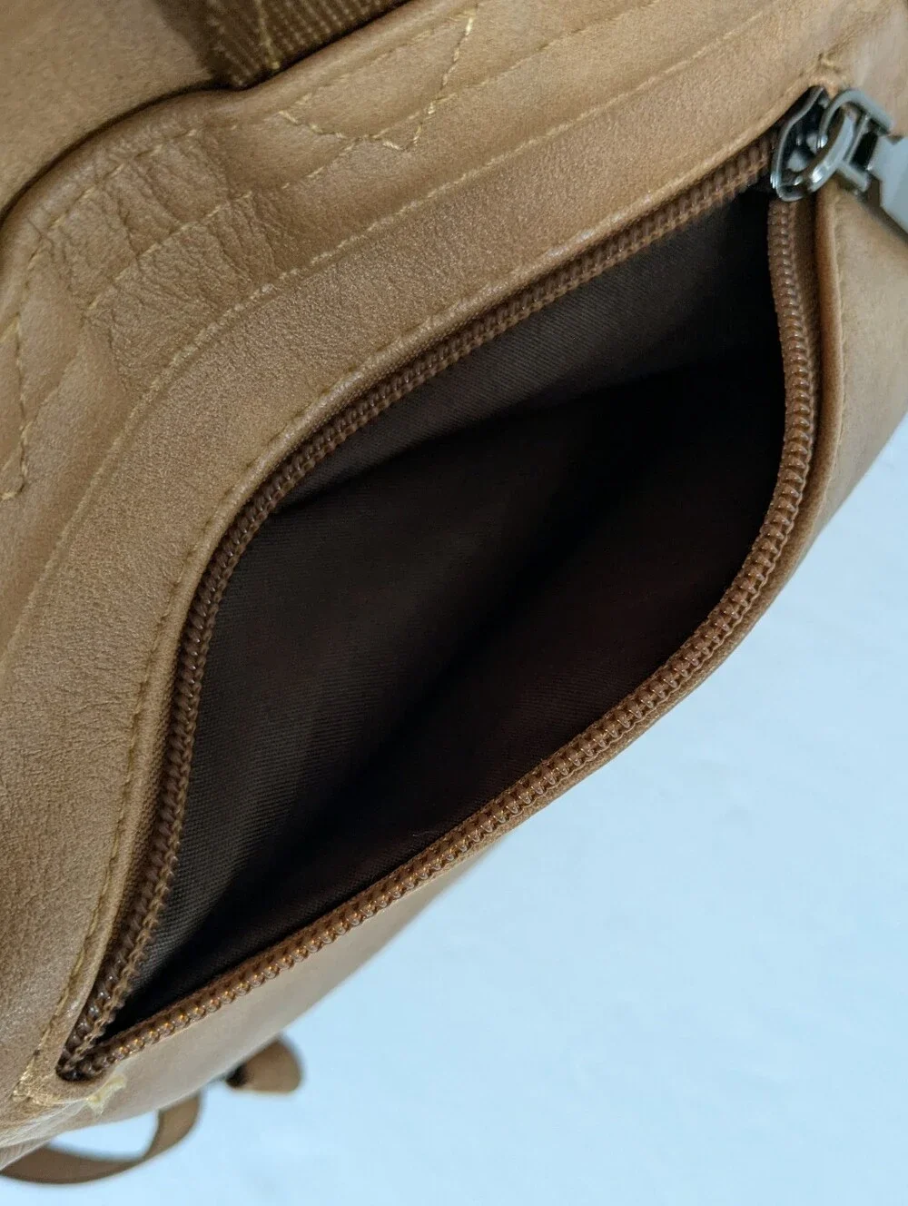 Fadeon Faux Leather Backpack